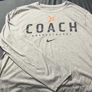 OTF Coaches Nike Dri Fit long Sleeve shirt Orangetheory